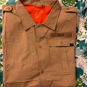 Men's Buffalo Bills NikeSaluteToService ButtonDown
